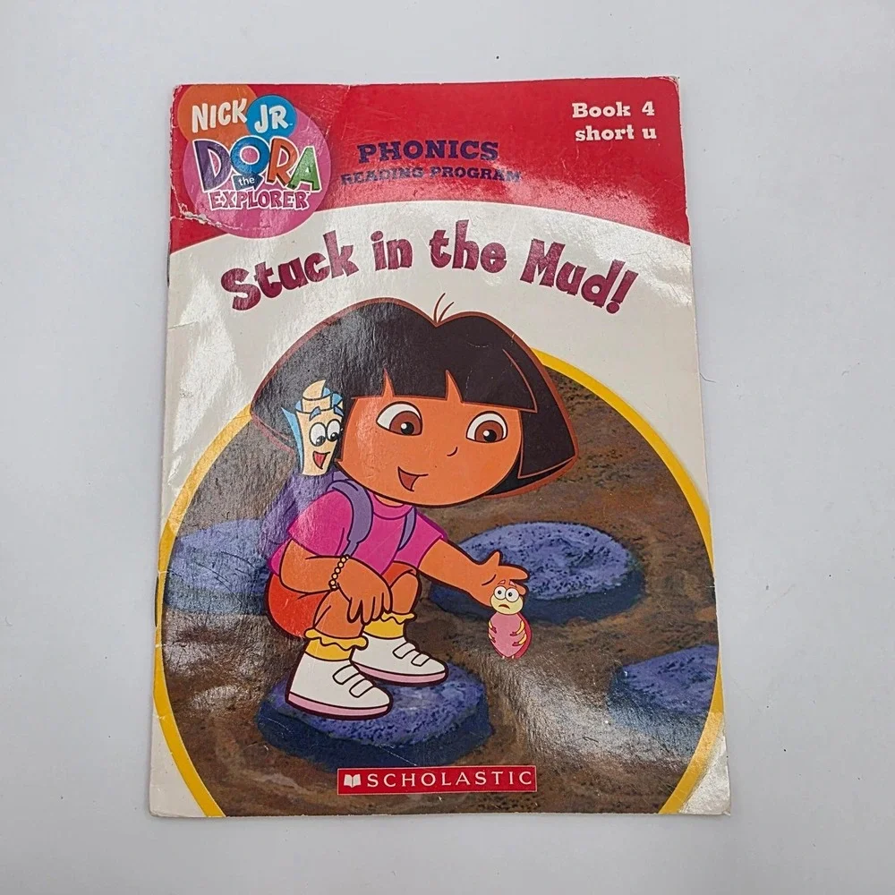 Dora the Explorer Phonics Reading Program Scholastic Book Lot of 6 Nick Jr Kids